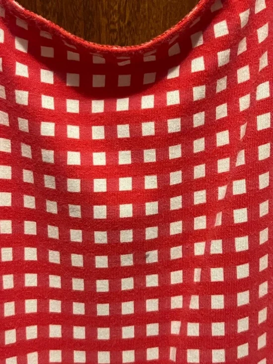 Alice + Ames Girls' Red Gingham Juliet Casual Dress with Long Sleeves - Picture 3 of 4